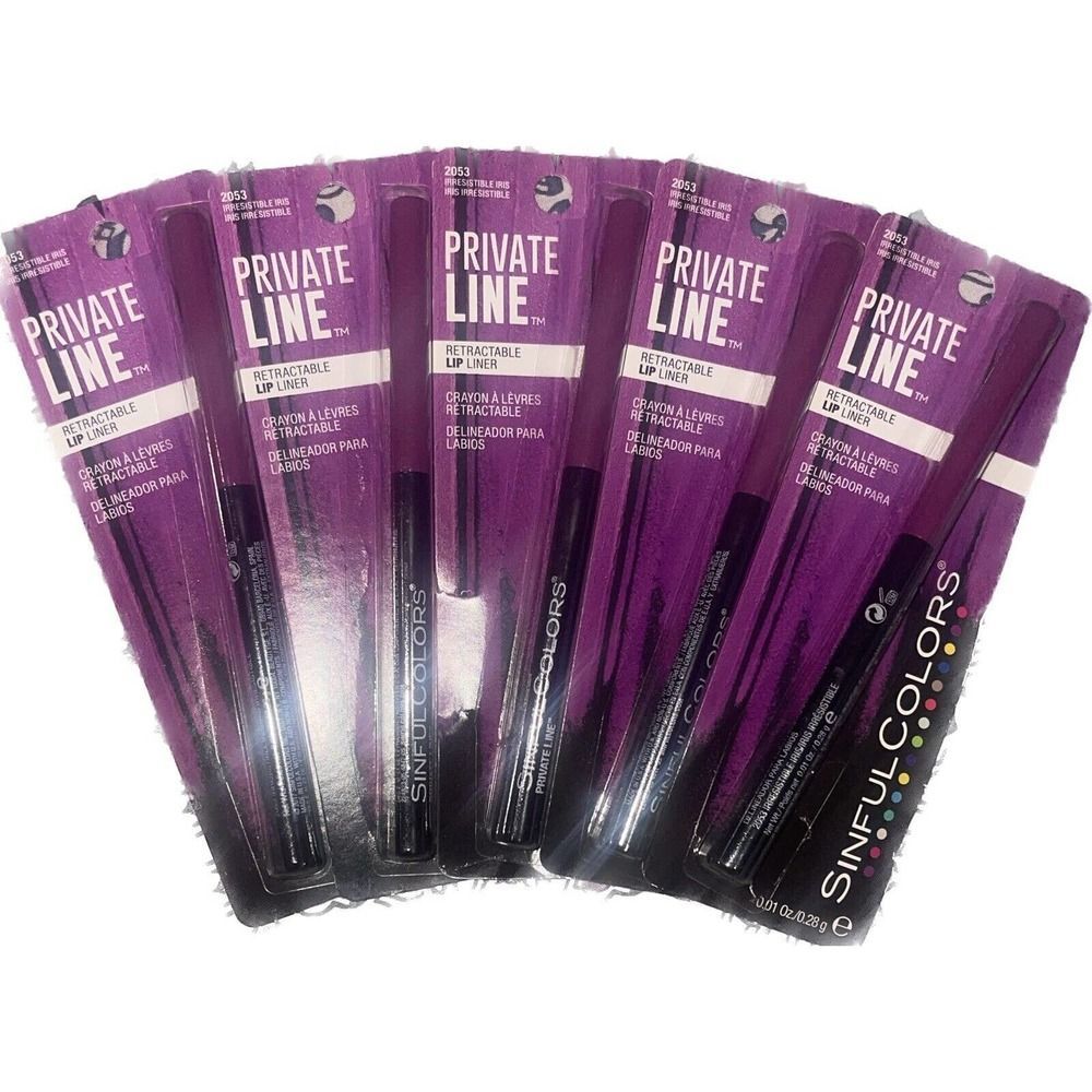 Sinful Colors Private Line Retractable Lip Liner ~ Irresistable Iris #2053